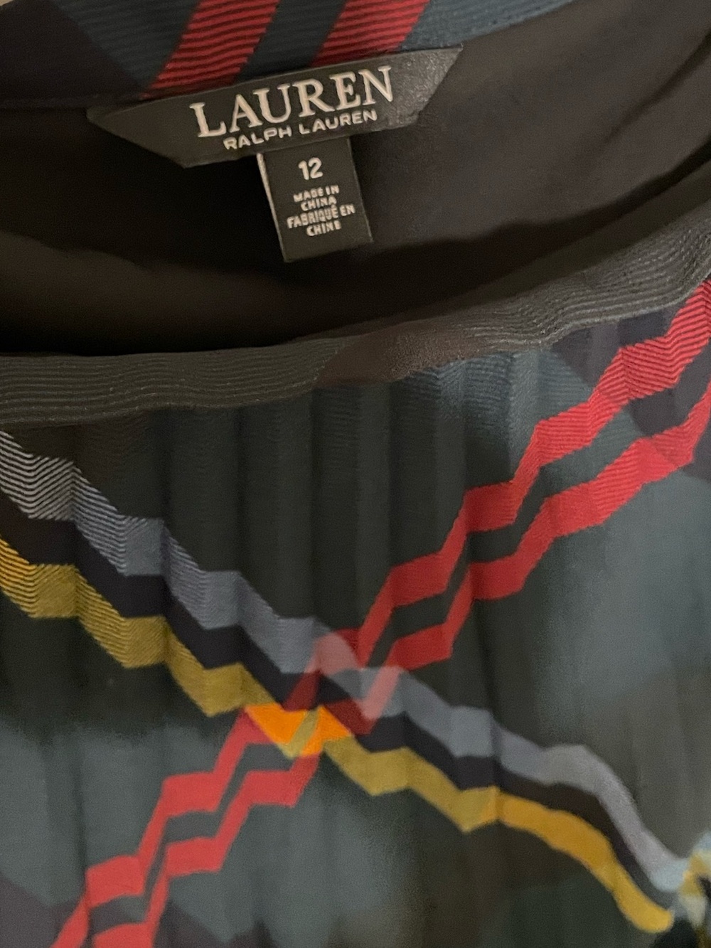 Ralph Lauren Multicolor Plaid Pleated Midi Skirt - Picture 4 of 5